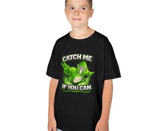 Green Gorilla Kids Tee | Catch Me If You Can Graphic Shirt