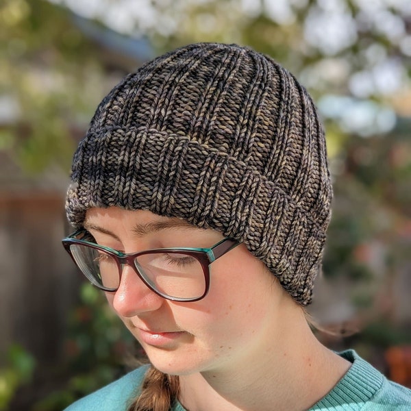 Unisex Marriner Hat Hand Knitted with Sustainable Yarn, Fisherman Hat for Men and Women, Merino Wool Beanie, Warm Winter Hat