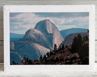 Yosemite Half Dome Photo Greeting Card - Famous View from Olmstead Point - California Landmark - Nature Photo Card - Fine Art Photography