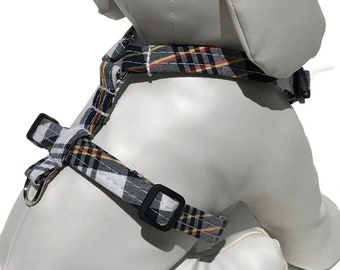 The Ivy League 2021  Dog Harness in Madras Plaid