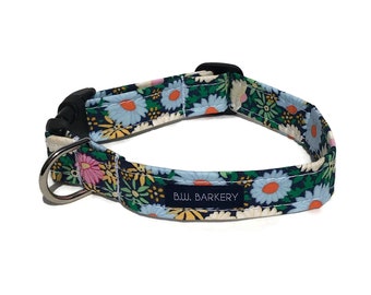 Summer Floral Dog Collar for Small to Large Dogs