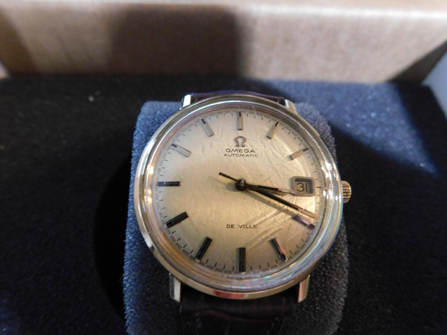 1967 Omega Deville Solid 18K Gold Men's 35mm - Etsy