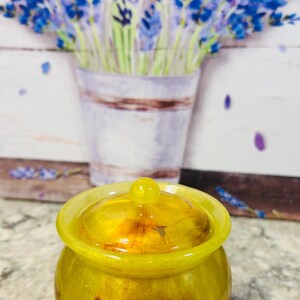 Tarro de miel de resina