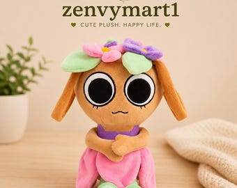 Bassie Plush • Cosmic Weighted Stuffed Doll, Kawaii Room Decor...