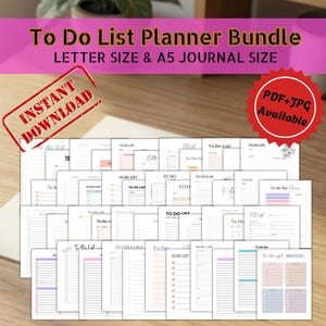 To Do List Printable Digital Planner Bundle | Letter Size, A5 | JPG, PDF

To Do List,
To Do List Planner,
To Do List Bundle,
Digital To Do List,
Daily Task Tracker,
To Do List Journal,
To Do List Tracker,
Printable Planner,
Printable Tracker,
Planner Template,
Printable To Do List,
Weekly To Do,
Instant Download