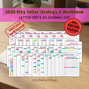 Ultimate 2026 Etsy Business Workbook | Letter Size, A5 | JPG, PDF | Printable & Digital

Etsy Seller Planner,
Business Bookkeeping,
Business Spreadsheet,
Business Workbook,
Etsy SEO Guide,
Marketing Planner,
2026 Planner,
Order Tracker,
Inventory Log,
Printable Workbook,
profit tracker,
Business Planner,
Business Plan