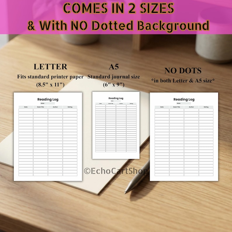 Book Reading Planner Bundle Printable | Ultimate Reading Journal 2026 ...