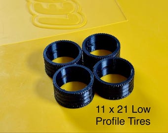 Brick Car/LEGO Speed Champions 11x21 Low Profile Tires