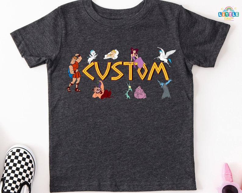 Custom Disney Birthday Shirt, Hercules Kids Birthday T-Shirt, Hercules & Pegasus Shirt, Disneyland Birthday Tee, Disneyworld Family Trip Tee image 3