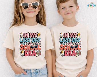 In My Last Day Of School Era Shirt, Last Day of School Tee, Teacher Shirt, End of Year Teacher T-Shirt, Graduation Shirt, School Break Tee