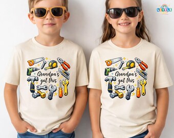 Handyman Tool Grandpa Father's Day Shirt, Fixer Grandpa Tshirt, Fathers Day Tools T Shirt, Fathers Day 2025, Tool Lover Gift