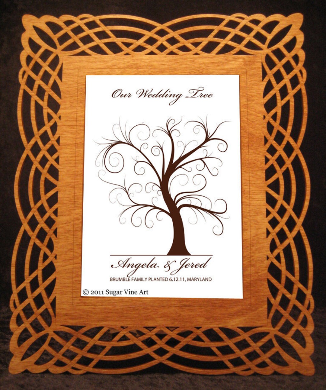 Printable Thumbprint Tree Digital WEDDING TREE GUEST Book Fingerprint