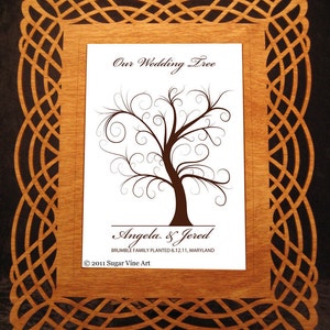 Printable thumbprint tree, Digital WEDDING TREE GUEST book, fingerprint guest tree, fingerprint tree guest book, Wedding tree, diy 102