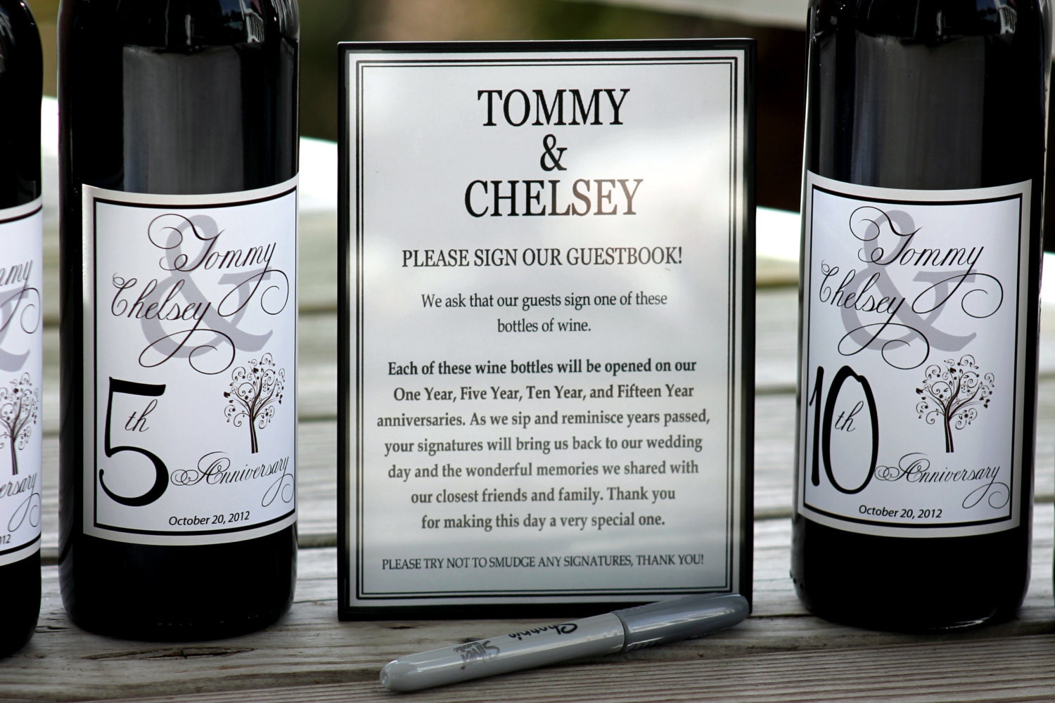 Wine Bottle Back Labels