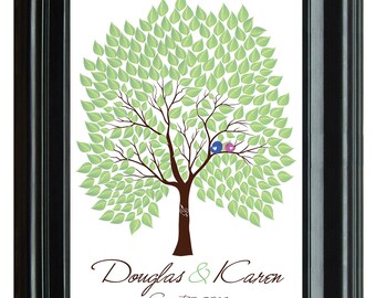 FINGERPRINT GUEST TREE, summer Signature Wedding Tree, spring guest book tree wedding, Thumbprint Tree, Tree guest book, 20x30 num.121