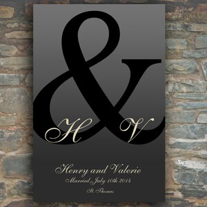 Monogram for House Warming Gift | Newlyweds New Couple | BRIDE GROOM GIFT | Personalized Bridal Shower Gift | Custom Monogram Art Print 06
