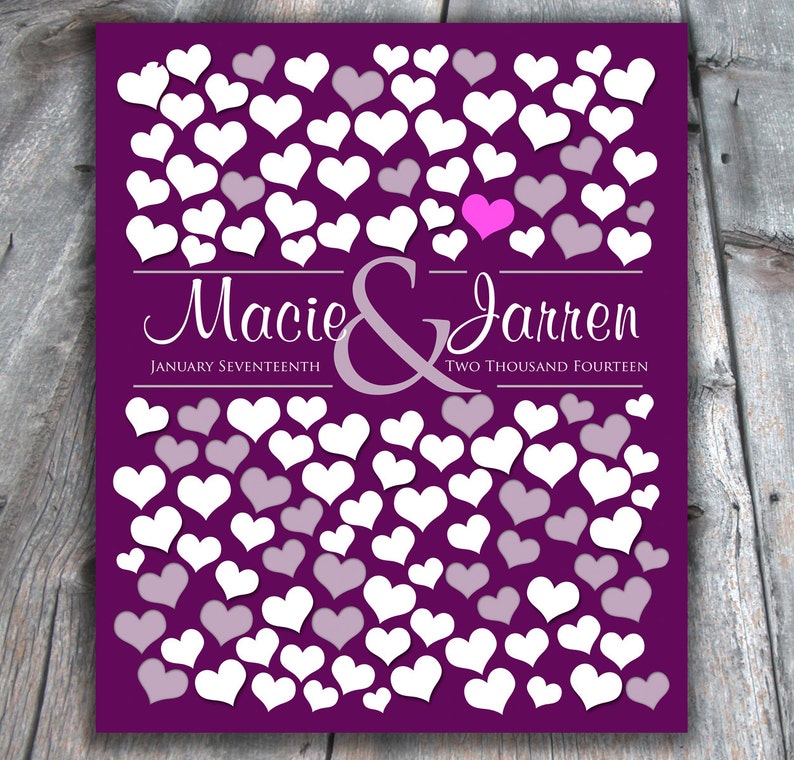 PERSONALIZED WEDDING GIFT Poster Anniversary Gift Custom Etsy