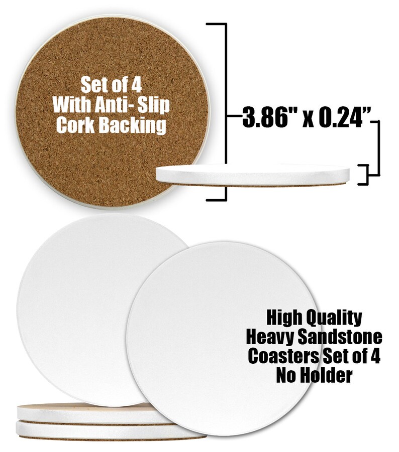 Gag Gift White Elephant Gift Don/'t Fuck Up The Table Coasters Funny Gift for Him or Her Man Cave Decor Fathers Day Funny Drink Coasters
