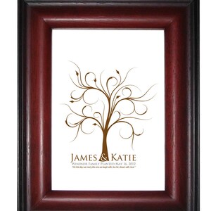 TREE GUEST BOOK, spring Wedding Tree, summer Fingerprint Guest Tree, Love Birds, Thumbprint Love Tree guest book, 16x20 num. 100 2