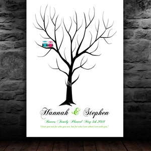 Custom Wedding Guestbook - Wedding Tree Guest Book 75 to 100 Prints and Signatures - Wedding Signature Tree Guestbook Tree 13x19 num. 146