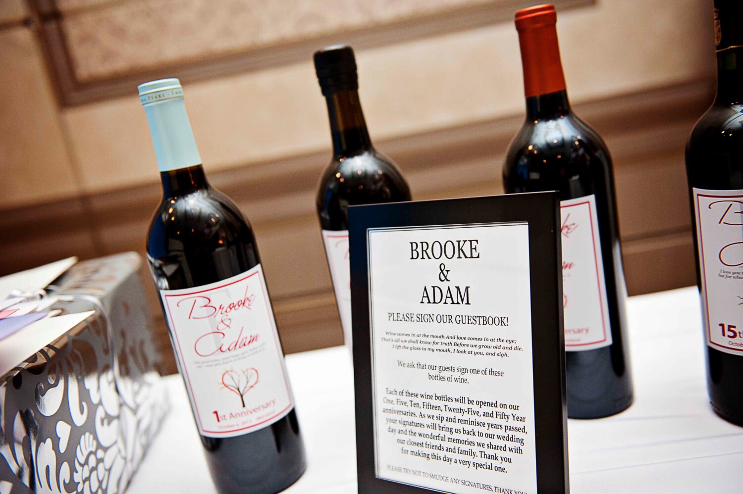 Wedding Guestbook Kit Wine Bottle Wedding Guest Book Kit Gift Etsy