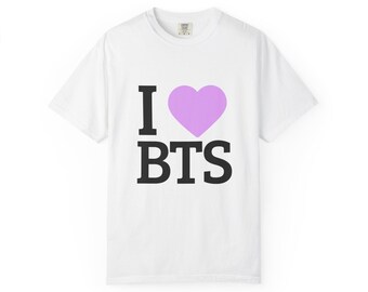I BTS-T-shirt | K-Pop Fan-T-shirt, paarshartontwerp