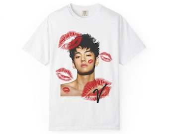 T-shirt V Taehyung BTS Kisses, Kpop-fanshirt