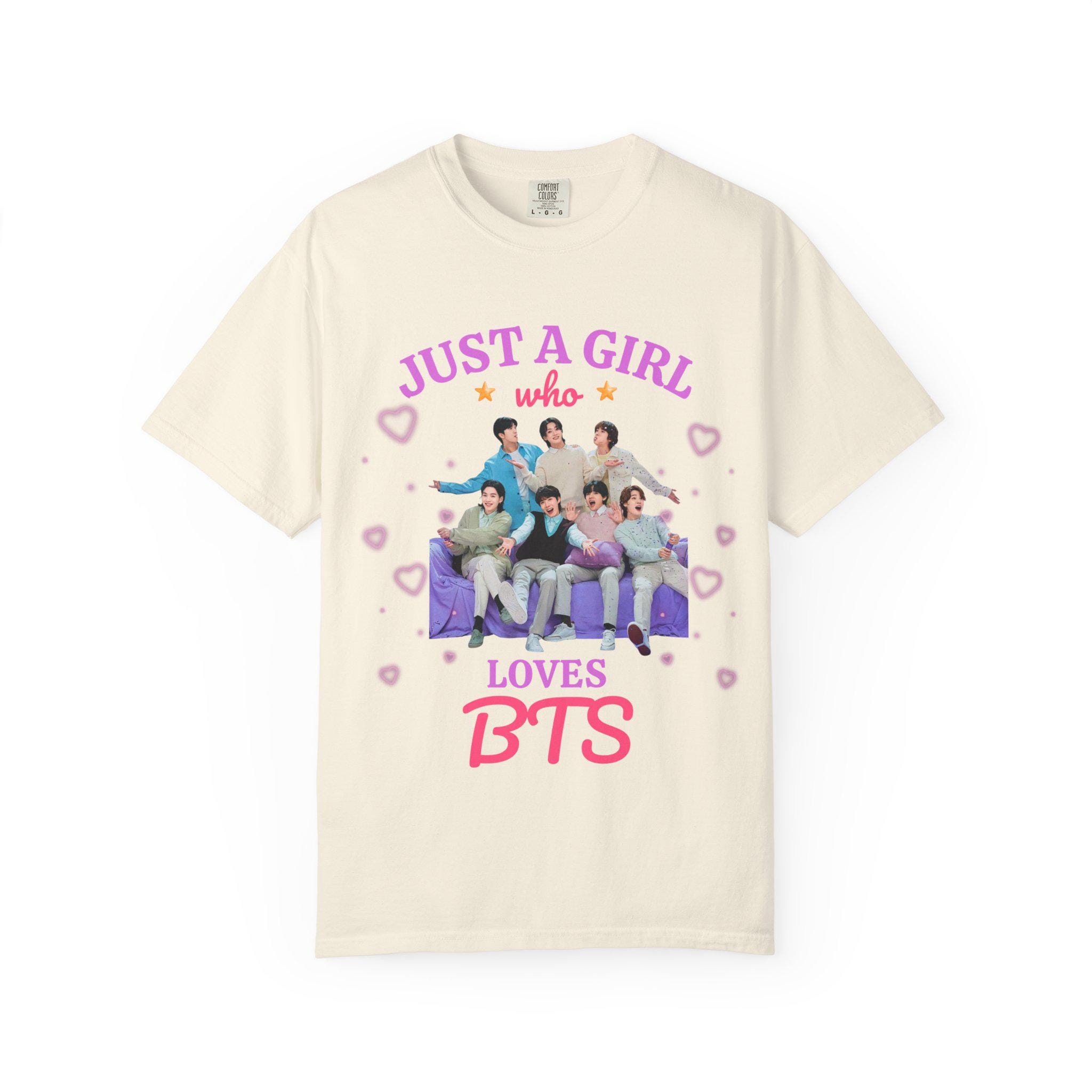 Just a Girl Who Loves BTS T-shirt | K-pop Fan Tee - Etsy