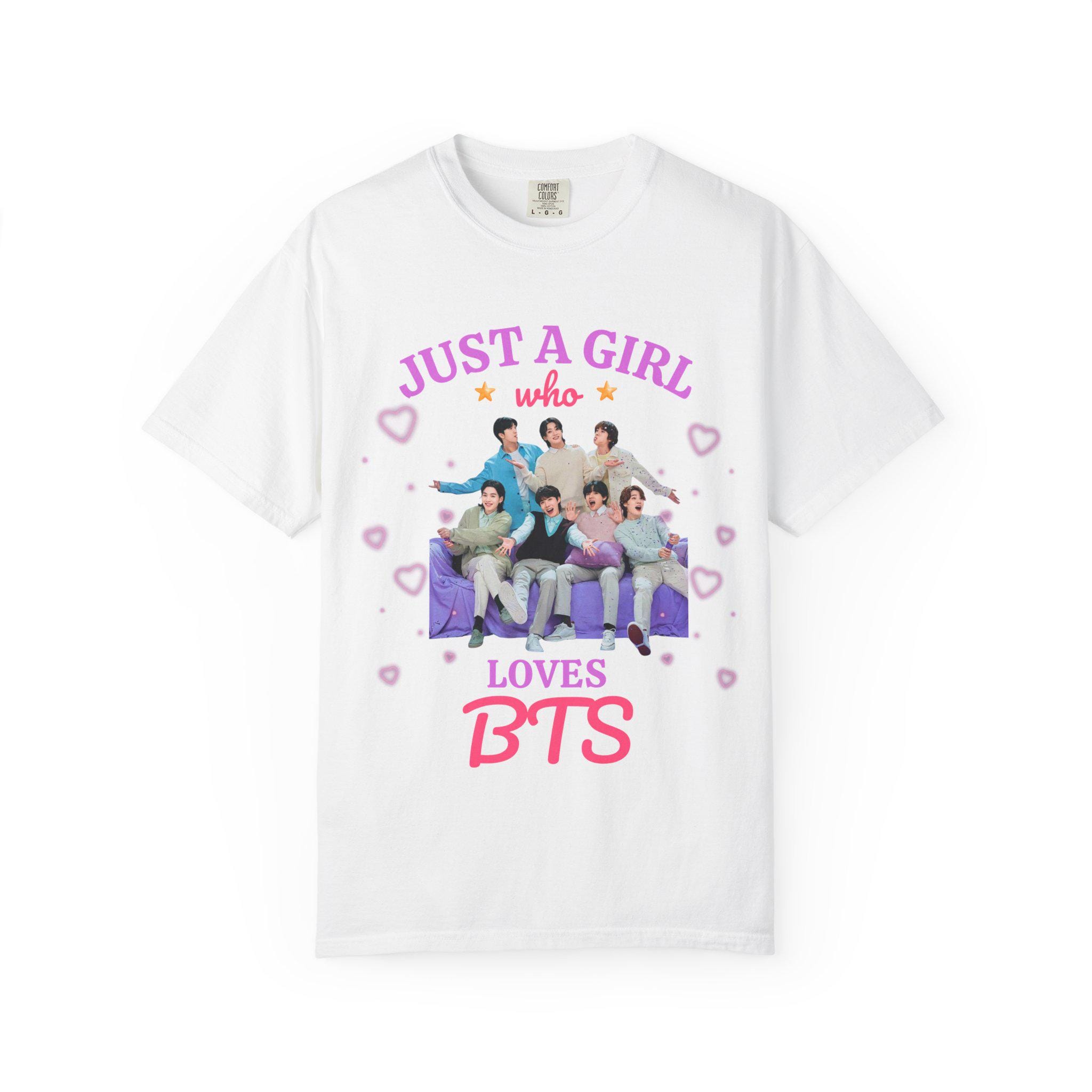 Just a Girl Who Loves BTS T-shirt | K-pop Fan Tee - Etsy