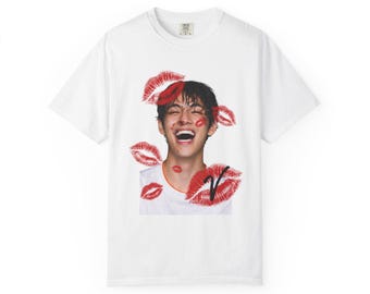 V Taehyung BTS Kisses Graphic Tee, Kpop Fan Shirt PART 2
