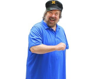 Skipper Costume Blue Collared Shirt - Etsy