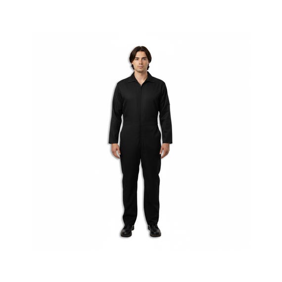 Men's Zip-up Mechanic Jumpsuit Coveralls Costume With Pockets