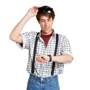 Marty McFly Checkered Costume Shirt image 1
