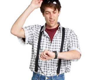 Marty McFly Checkered Costume Shirt