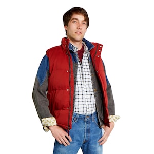Marty McFly Checkered Costume Shirt image 5