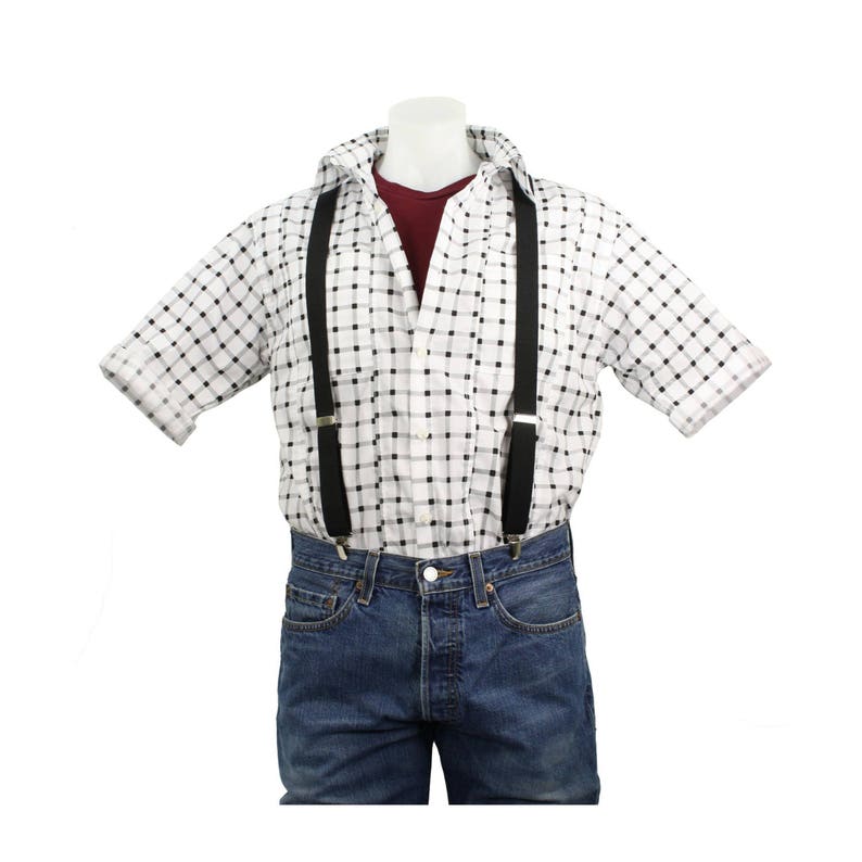 Marty McFly Checkered Costume Shirt image 2