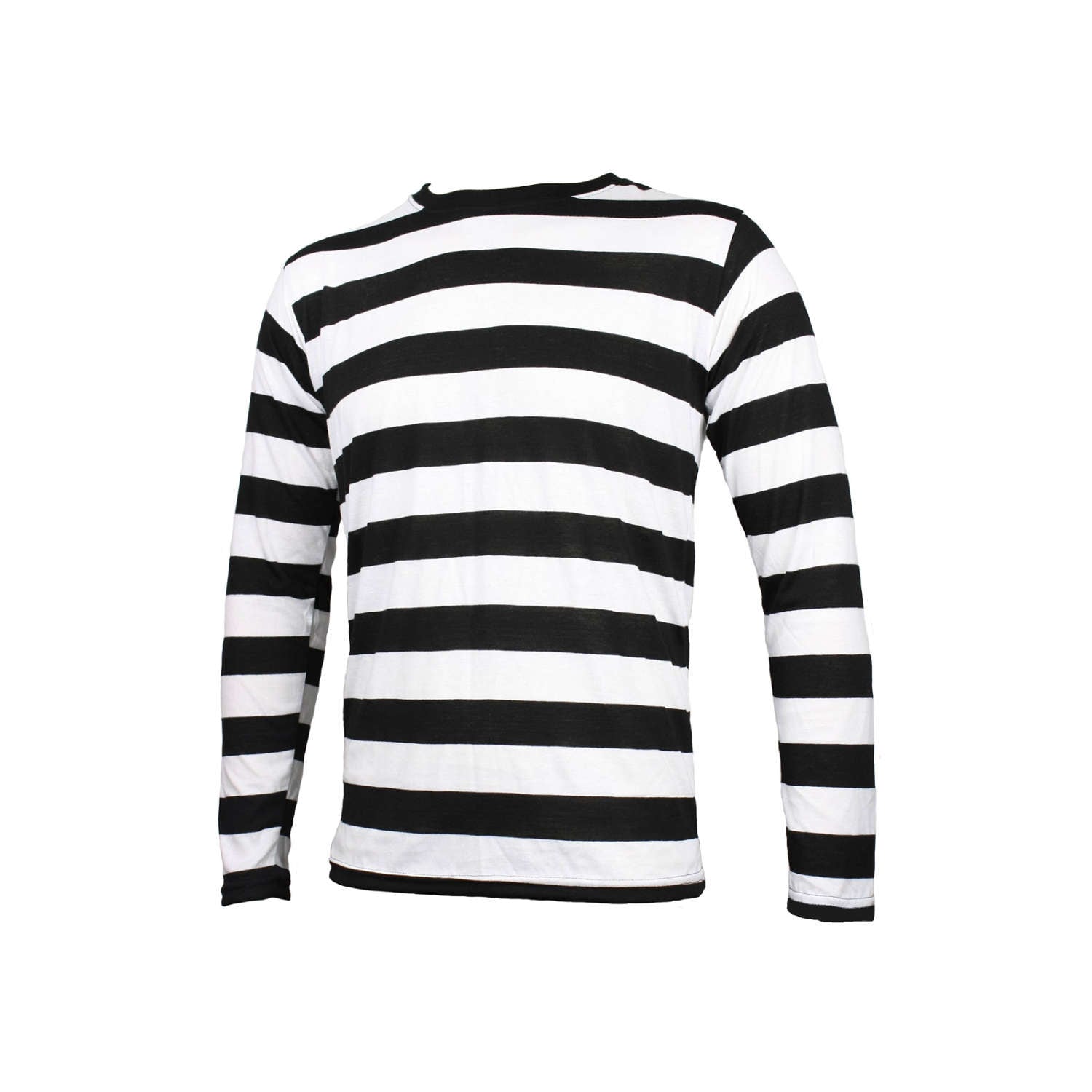 Men\'s Long Sleeve Black & White Striped Shirt - Etsy