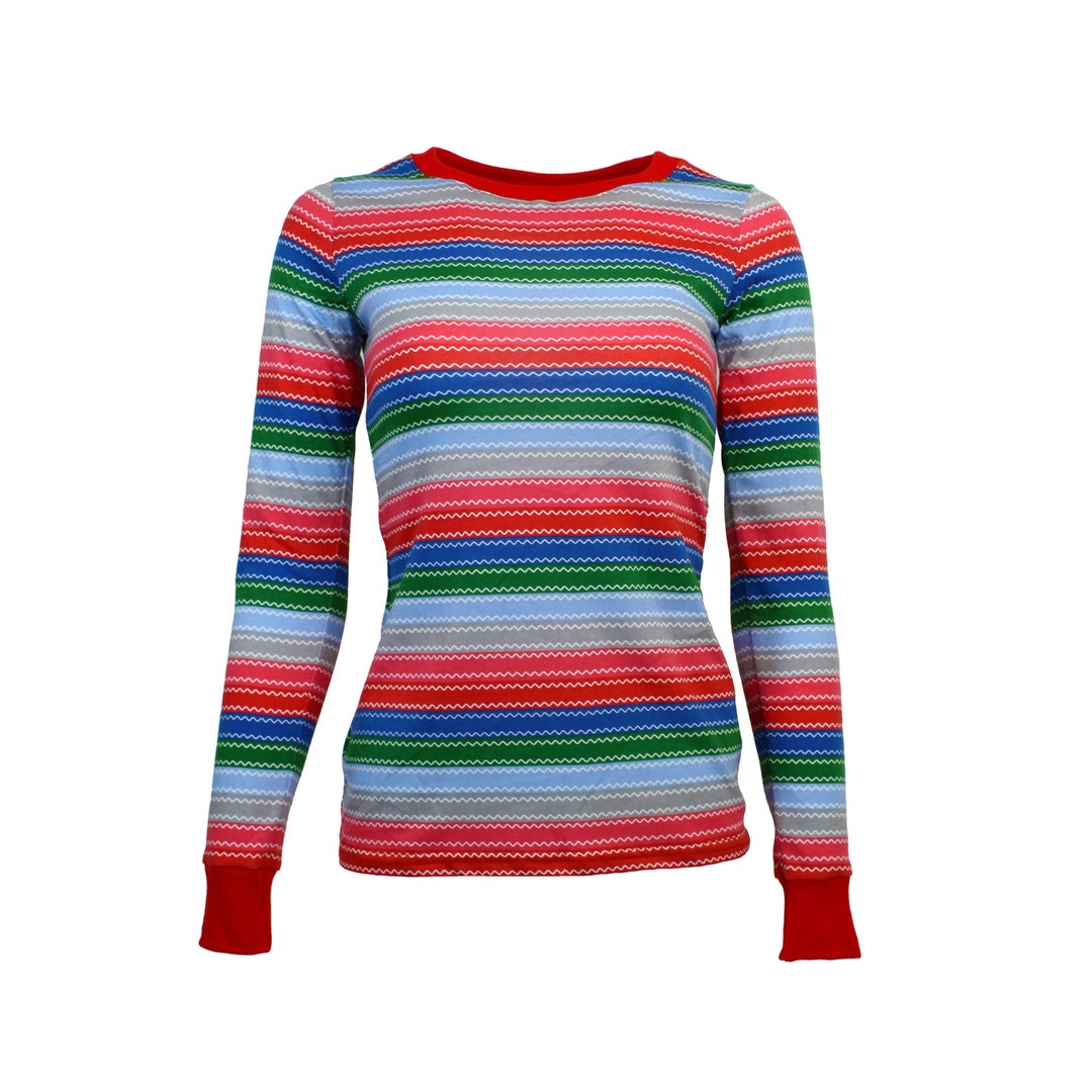 Women's Long Sleeve Rainbow Stripe Good Buddy Horror Shirt - Etsy