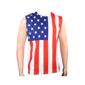 Herren amerikanische Flagge USA Tank Top Shirt