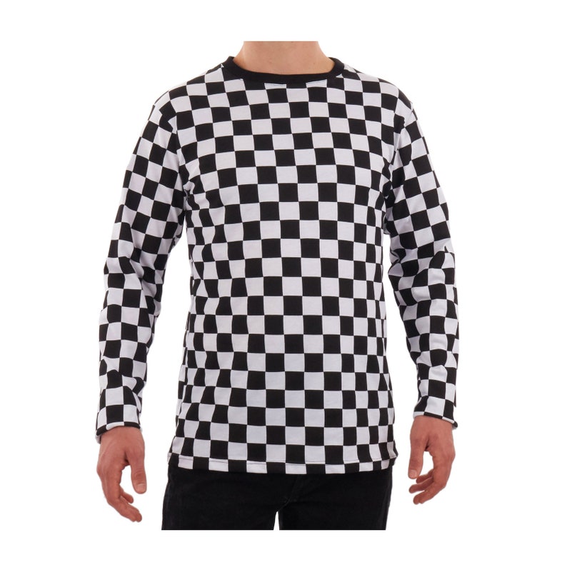 checkerboard shirt long sleeve