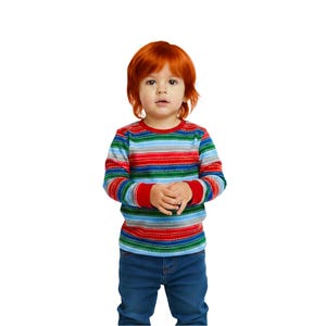 Toddler Baby Lil Rainbow Stripe Good Buddy Horror Shirt