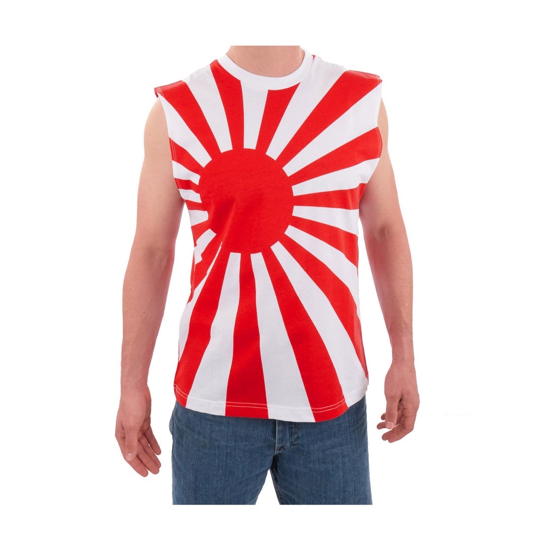 メンズ 80年代 日本国旗 旭日 タンクトップ シャツ - Etsy 日本