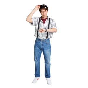 Marty McFly Checkered Costume Shirt image 3