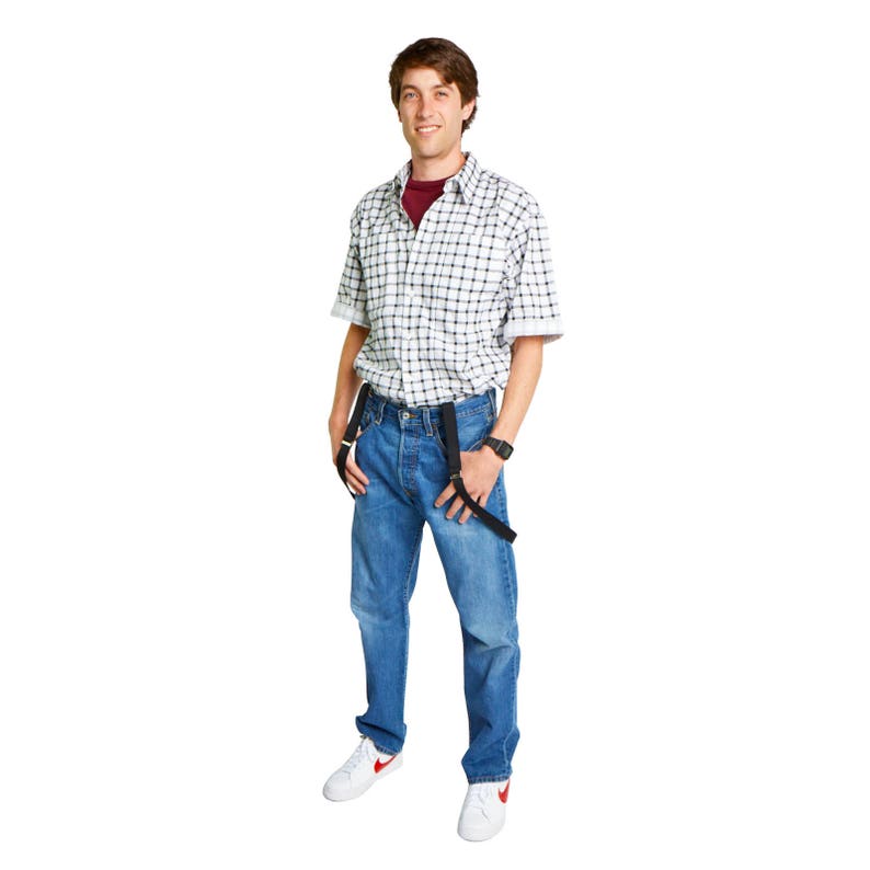 Marty McFly Checkered Costume Shirt image 4
