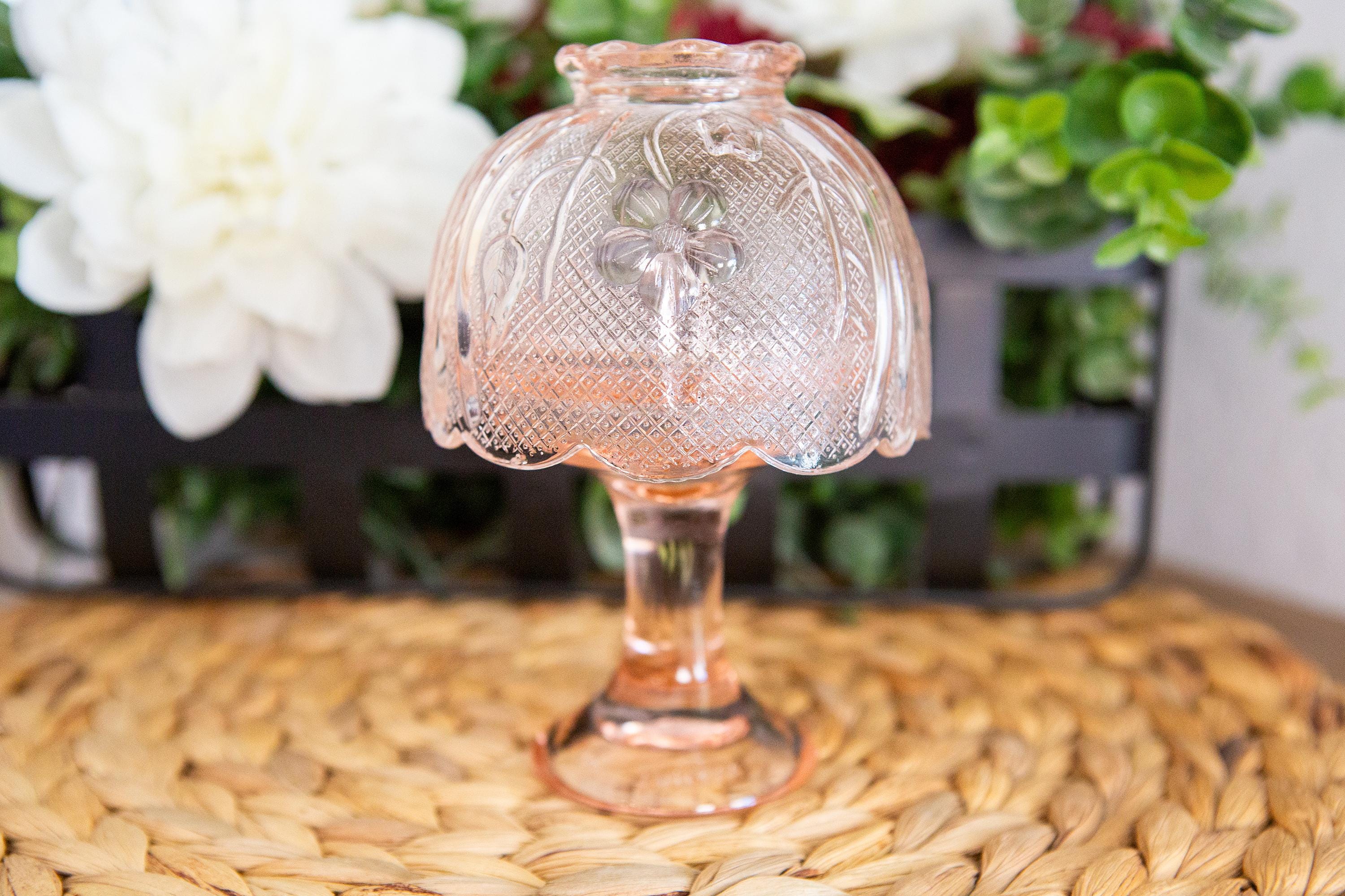 Vintage Fairy Indiana Glass Lamp - Etsy