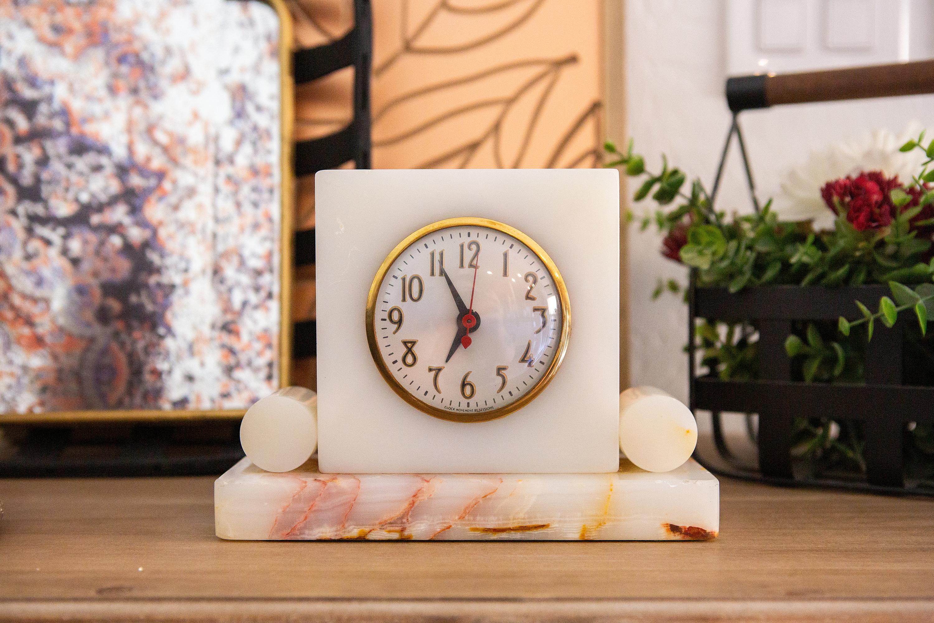 1930s Art Deco Mantel Clock - Etsy