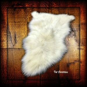 Faux Fur Sheepskin Rug - Hipster Style -  Sheep Skin - Shaggy Soft - New Sizes and Colors