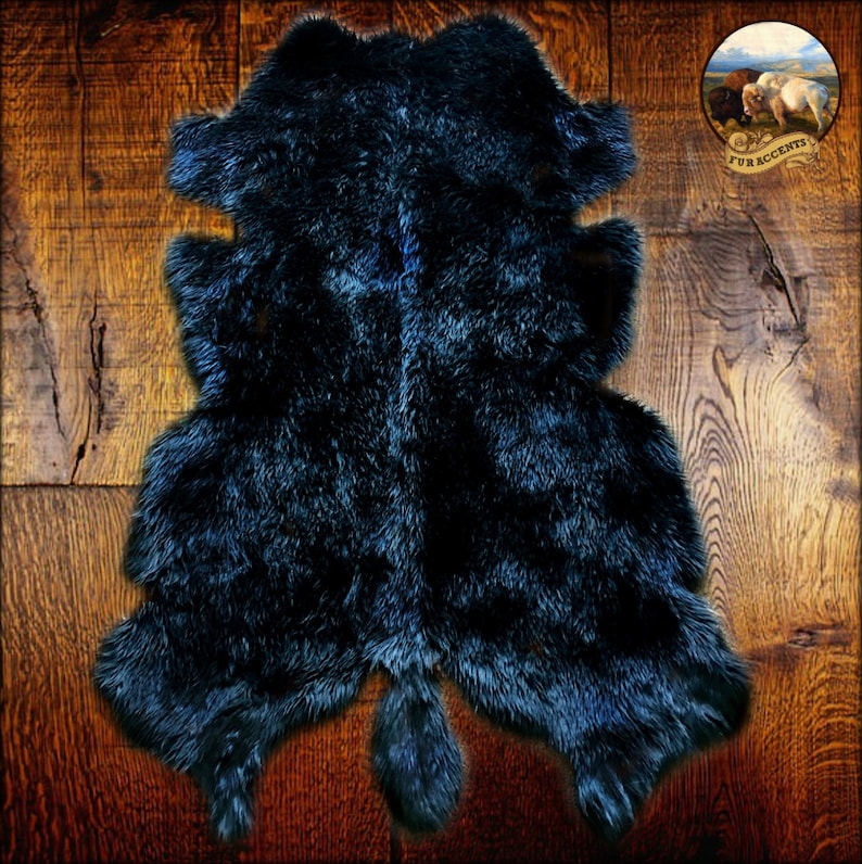 Fake Buffalo Rug Faux Fur Thick Shag Buffalo Calf Accent Rug - Plush Stylish - New ...