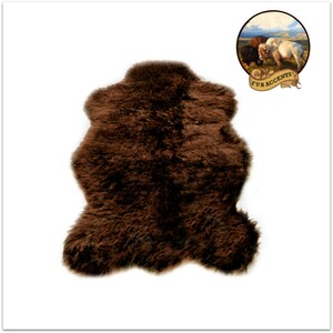 Faux Fur Chubby Bear Accent Rug - Log Cab Decor - 6 Great Colors and Sizes - Designer Shag Rugs  Fur Accents USA