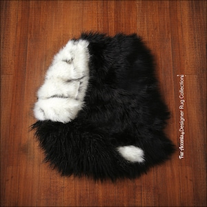 Faux Fur Sheepskin Throw Rug - Shaggy - Soft - Thick - Dog, Cat, Pet Bed - Fur Accents Designer Rugs USA